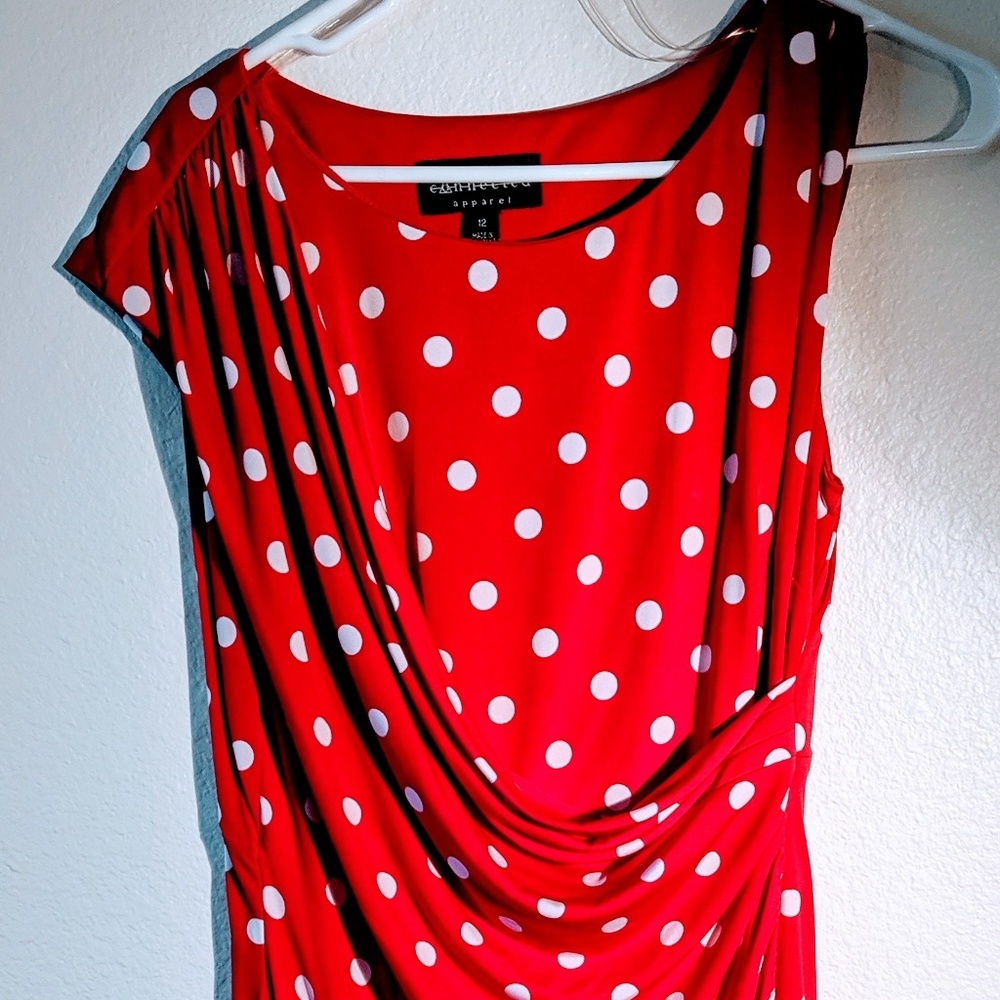 Knee length fitted dress